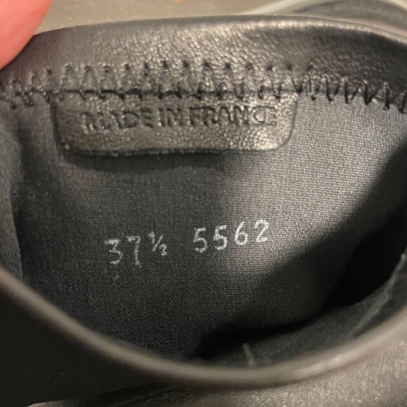 NEW w/ box Clergerie Paris Albane Black Stretch Block Heel Mid Ankle Boot 37.5/7 - Picture 8 of 10